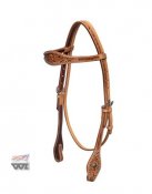 HEADSTALL WITH FLOWER LEAF TOOLING