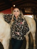 Ranch Girls Polar Fleece Zipper ´LAINY´leopard