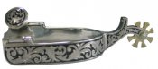 Black/silver showspurs