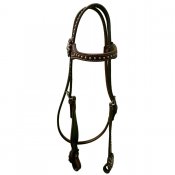 Raw Tack | Studded Browband Headstall with conchos