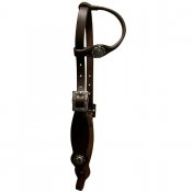 Raw Tack | Fancy Buckle With Decorative Conchos | One Ear