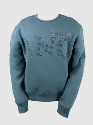 Ranch Girls Round neck Sweatshirt `CAMERON` goblin blue