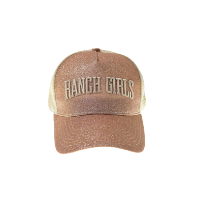 Ranch Girl Glitzer Cap `SHINY`Rose