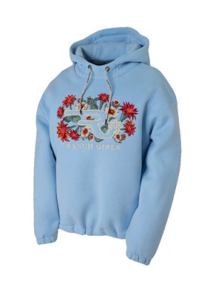 Ranch Girls Hooded Sweatshirt `FIONA` crystal blue