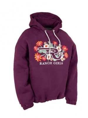 Ranch Girls Hooded Sweatshirt `FIONA` Vine