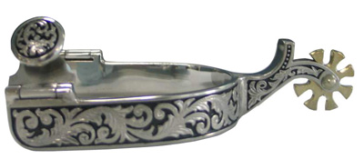 Black/silver showspurs