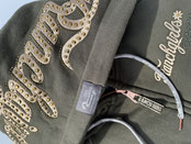 RANCHGIRLS HOODED JACKET "SHILOH" jungle green | champagne